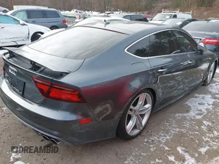 2017 Audi S7 Premium Plus with VIN WAUWFAFC0HN117279, listed as a IAAI auction lot 41186771 with 110,485 mi miles. Bid and sale history available at carsss.com. Image 4.