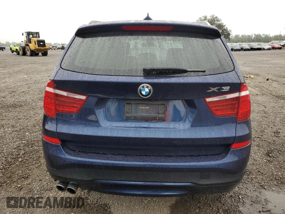 2016 BMW X3 sDrive28i with VIN 5UXWZ7C51G0T42789, listed as a Copart auction lot 48035665 with 96,792 mi miles and Salvage Title. Bid and sale history available at DreamBid. Image 6.