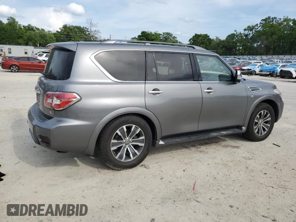 2019 Nissan Armada SL with VIN JN8AY2ND1K9091027, listed as a Copart auction lot 51416625 with 137,753 mi miles and Non Repairable. Bid and sale history available at carsss.com. Image 3.