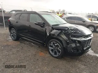 2020 Chevrolet Blazer RS z VIN 3GNKBERS4LS647266, wystawiony jako IAAI lot #41830369 z przebiegiem 79 098 mil mil oraz . Historia ofert i sprzedaży dostępna na DreamBid. Obrazek 1.
