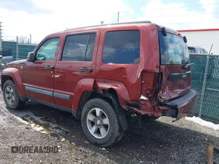 2008 Jeep Liberty Sport with VIN 1J8GN28K68W111462, listed as a IAAI auction lot 42012567 with 129,077 mi miles. Bid and sale history available at carsss.com. Image 3.