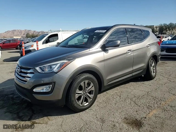2015 Hyundai Santa Fe Sport with VIN 5XYZU3LBXFG266168, listed as a Copart auction lot 46942805 with 58,275 mi miles and Salvage Title. Bid and sale history available at carsss.com. Image 14.