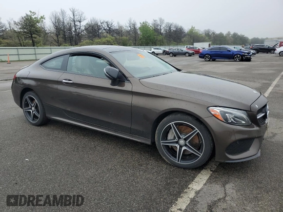 2017 Mercedes-Benz C 300 with VIN WDDWJ4KB6HF437903, listed as a Copart auction lot 56175645 with 74,715 mi miles and Salvage title. Bid and sale history available at DreamBid. Image 4.