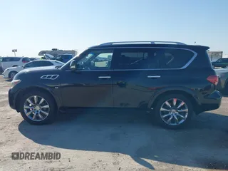 2014 Infiniti QX80 z VIN JN8AZ2NF2E9553274, wystawiony jako IAAI lot #41964242 z przebiegiem 95 667 mil mil oraz . Historia ofert i sprzedaży dostępna na DreamBid. Obrazek 14.