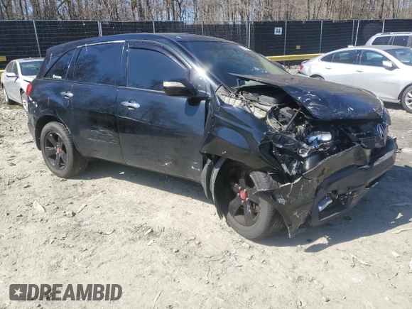 2009 Acura MDX Sport/Entertainment Pkg with VIN 2HNYD28869H514581, listed as a Copart auction lot 50943735 with 202,536 mi miles and Salvage Title. Bid and sale history available at carsss.com. Image 4.