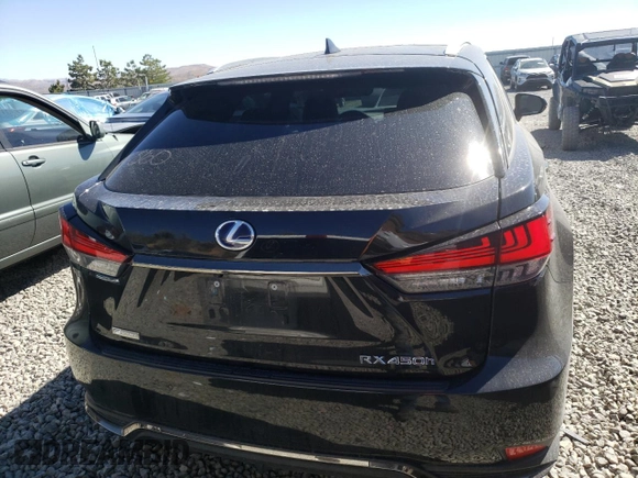 2022 Lexus RX with VIN 2T2YGMDA4NC092750, listed as a Copart auction lot 70693294 with 30,198 mi miles and Salvage Title. Bid and sale history available at carsss.com. Image 6.