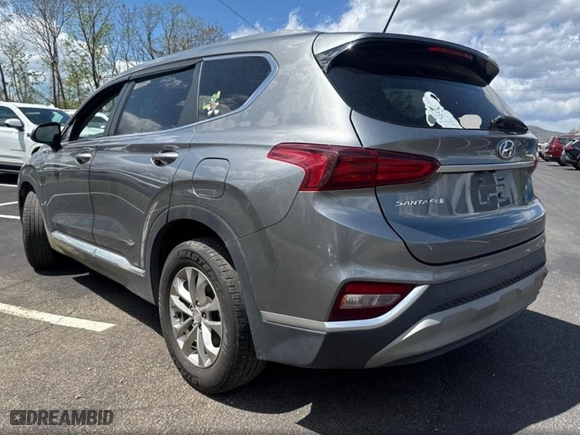2019 Hyundai Santa Fe SE with VIN 5NMS23AD5KH029924, listed as a Copart auction lot 53924895 with 172,837 mi miles and Clean Title. Bid and sale history available at carsss.com. Image 3.