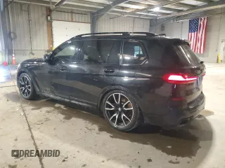 2022 BMW X7 M50i with VIN 5UXCX6C0XN9K45266, listed as a Copart auction lot 45732455 with 29,660 mi miles and Salvage Title. Bid and sale history available at carsss.com. Image 2.