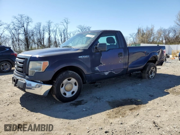 2009 Ford F-150 XL with VIN 1FTRF12809KA17106, listed as a Copart auction lot 50728765 with 133,491 mi miles and Salvage title. Bid and sale history available at DreamBid. Image 1.