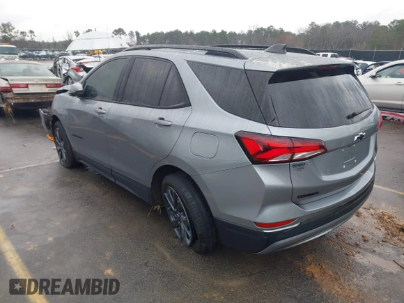2023 Chevrolet Equinox RS with VIN 3GNAXMEGXPS123697, listed as a IAAI auction lot 41623010 with 26,885 mi miles. Bid and sale history available at carsss.com. Image 3.