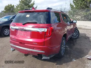 2020 GMC Acadia Denali with VIN 1GKKNXLS3LZ143383, listed as a IAAI auction lot 41864863 with 1 mi miles. Bid and sale history available at carsss.com. Image 4.
