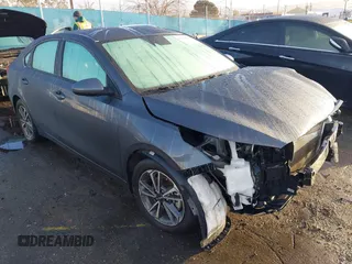 2023 Kia Forte LXS with VIN 3KPF24AD7PE536653, listed as a IAAI auction lot 41562883 with 32,700 mi miles and . Bid and sale history available at DreamBid. Image 1.