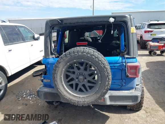 2023 Jeep Wrangler Sport S with VIN 1C4HJXDN6PW592915, listed as a IAAI auction lot 41662077 with 43,129 mi miles and . Bid and sale history available at DreamBid. Image 17.