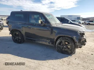 2024 Land Rover Defender with VIN SALEB6EE7R2346435, listed as a Copart auction lot 46250305 with 2,557 mi miles and Salvage title. Bid and sale history available at DreamBid. Image 4.