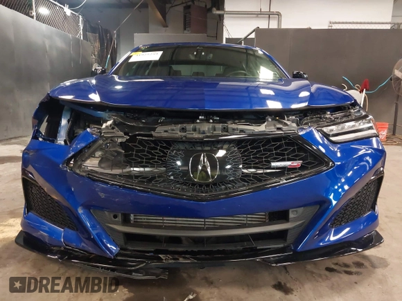 2023 Acura TLX Type S with VIN 19UUB7F90PA002900, listed as a IAAI auction lot 41925259 with 11,645 mi miles and . Bid and sale history available at DreamBid. Image 13.