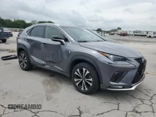 2018 Lexus NX 300 with VIN JTJBARBZXJ2159469, listed as a Copart auction lot 58123655 with 38,529 mi miles and Salvage title. Bid and sale history available at DreamBid. Image 4.