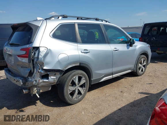 2020 Subaru Forester Touring with VIN JF2SKAXC5LH443602, listed as a IAAI auction lot 41868286 with 101,156 mi miles. Bid and sale history available at carsss.com. Image 4.