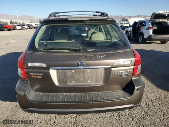 2008 Subaru Outback (Natl) Ltd with VIN 4S4BP62C787321210, listed as a Copart auction lot 84748214 with 189,526 mi miles and Salvage Title. Bid and sale history available at carsss.com. Image 6.