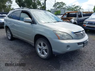 2008 Lexus RX 400h with VIN JTJHW31U382070187, listed as a IAAI auction lot 41807401 with Not Provided miles and . Bid and sale history available at DreamBid. Image 1.