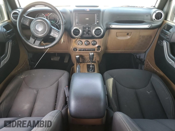 2017 Jeep Wrangler Unlimited 75th Anniversary with VIN 1C4BJWEG6HL676557, listed as a Copart auction lot 55426945 with 75,741 mi miles and Salvage title. Bid and sale history available at DreamBid. Image 8.