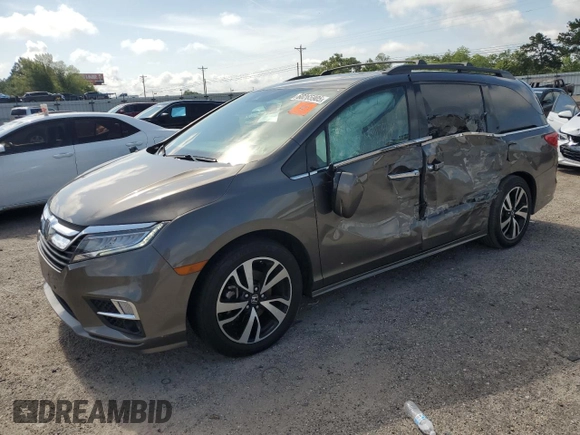2019 Honda Odyssey Elite z VIN 5FNRL6H90KB027207, wystawiony jako Copart lot #60265905 z przebiegiem 69 313 mil mil oraz Szkoda całkowita • Salvage title. Historia ofert i sprzedaży dostępna na DreamBid. Obrazek 1.