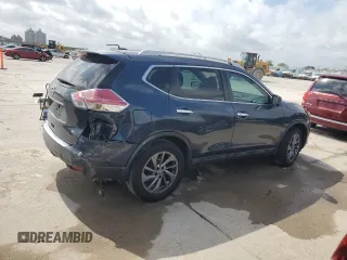2016 Nissan Rogue SL with VIN 5N1AT2MT3GC828608, listed as a Copart auction lot 51308295 with 141,451 mi miles and Salvage Title. Bid and sale history available at DreamBid. Image 3.
