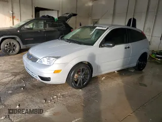 2007 Ford Focus S with VIN 1FAFP31N47W129857, listed as a Copart auction lot 51449645 with 146,360 mi miles and Salvage Title. Bid and sale history available at carsss.com. Image 1.