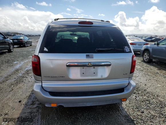 2006 Chrysler Town & Country LWB LX with VIN 2A4GP44R36R836470, listed as a Copart auction lot 49179995 with 78,362 mi miles and Salvage Title. Bid and sale history available at carsss.com. Image 6.