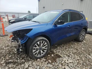 2022 Ford Escape Titanium with VIN 1FMCU9J97NUB05438, listed as a Copart auction lot 62132125 with 35,385 mi miles and Salvage title. Bid and sale history available at DreamBid. Image 1.