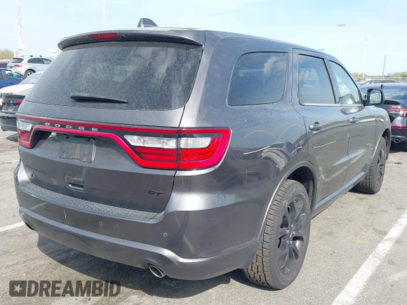 2019 Dodge Durango GT z VIN 1C4RDJDG5KC606601, wystawiony jako IAAI lot #42133390 z przebiegiem 85 698 mil mil oraz . Historia ofert i sprzedaży dostępna na DreamBid. Obrazek 4.