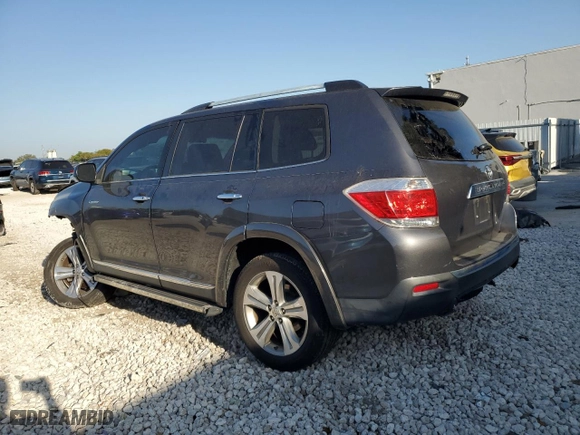 2012 Toyota Highlander Limited with VIN 5TDYK3EH0CS062948, listed as a Copart auction lot 48920495 with 195,373 mi miles and Salvage Title. Bid and sale history available at carsss.com. Image 2.