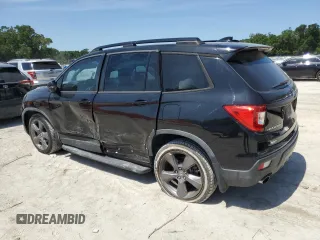 2019 Honda Passport Touring with VIN 5FNYF7H93KB004402, listed as a Copart auction lot 57576185 with 54,597 mi miles and Salvage title. Bid and sale history available at DreamBid. Image 2.