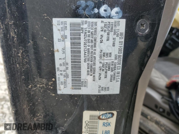 2001 Ford Explorer XLT with VIN 1FMZU73E21ZA62780, listed as a Copart auction lot 48126875 with Not provided miles and Salvage title. Bid and sale history available at DreamBid. Image 13.