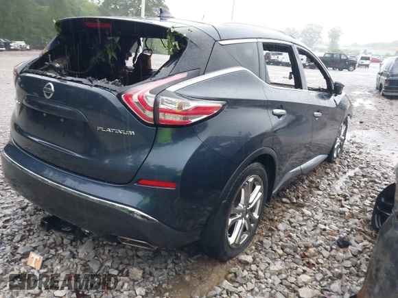 2017 Nissan Murano S with VIN 5N1AZ2MG2HN187958, listed as a IAAI auction lot 42110101 with Not Provided miles and . Bid and sale history available at carsss.com. Image 4.