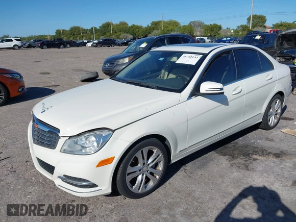 2012 Mercedes-Benz C-Class C 300 Sport with VIN WDDGF8BB6CA653415, listed as a IAAI auction lot 41742153 with 77,975 mi miles. Bid and sale history available at carsss.com. Image 2.