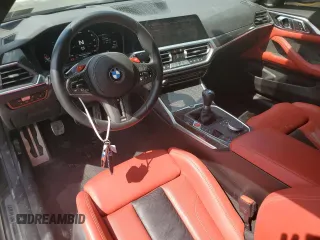 2021 BMW M4 with VIN WBS53AZ01MCG85633, listed as a Copart auction lot 63402683 with 15,802 mi miles. Bid and sale history available at carsss.com. Image 8.