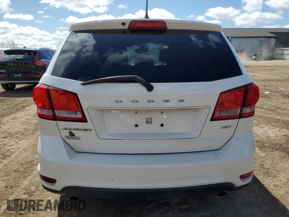 2017 Dodge Journey GT with VIN 3C4PDCEG9HT581734, listed as a Copart auction lot 50409265 with 96,105 mi miles and Clean Title. Bid and sale history available at carsss.com. Image 6.