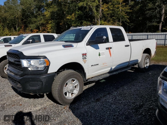 2022 Ram 3500 Tradesman with VIN 3C63R3GJ5NG217024, listed as a Copart auction lot 74441444 with 49,375 mi miles and Salvage Title. Bid and sale history available at carsss.com. Image 1.