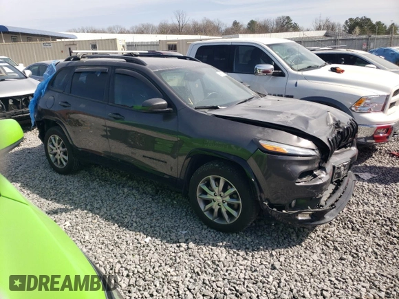 2018 Jeep Cherokee Latitude z VIN 1C4PJMCX9JD586705, wystawiony jako Copart lot #48167215 z przebiegiem 121 494 mil mil oraz Szkoda całkowita • Salvage title. Historia ofert i sprzedaży dostępna na DreamBid. Obrazek 4.