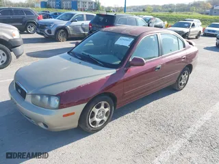 2001 Hyundai Elantra GLS with VIN KMHDN45DX1U085019, listed as a IAAI auction lot 42045813 with 240,444 mi miles. Bid and sale history available at carsss.com. Image 2.