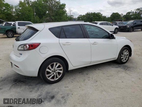 2013 Mazda 3 i Touring with VIN JM1BL1L75D1780544, listed as a Copart auction lot 51416705 with 151,296 mi miles and Salvage Title. Bid and sale history available at carsss.com. Image 3.