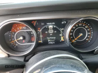 2020 Jeep Wrangler Unlimited Sahara with VIN 1C4HJXEG3LW145470, listed as a Copart auction lot 59386005 with 47,838 mi miles and Salvage title. Bid and sale history available at DreamBid. Image 9.