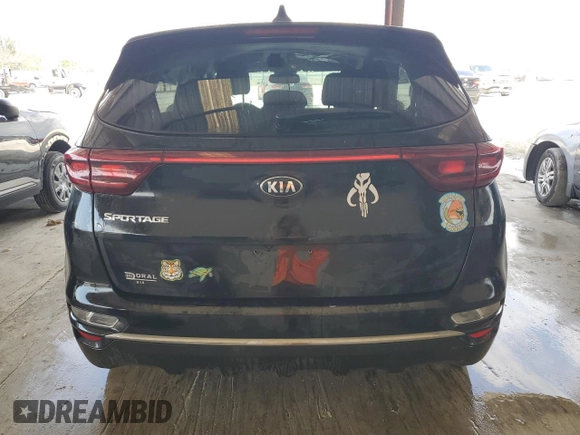 2020 Kia Sportage LX with VIN KNDPM3AC9L7684717, listed as a Copart auction lot 52885165 with 66,742 mi miles and Non Repairable. Bid and sale history available at carsss.com. Image 6.