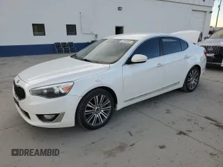 2014 Kia Cadenza Premium with VIN KNALN4D7XE5167048, listed as a Copart auction lot 42151865 with 101,231 mi miles and Salvage Title. Bid and sale history available at carsss.com. Image 1.