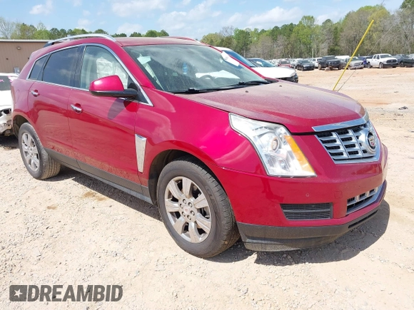 2015 Cadillac SRX Luxury Collection with VIN 3GYFNEE39FS585667, listed as a IAAI auction lot 41966416 with 156,246 mi miles. Bid and sale history available at carsss.com. Image 1.