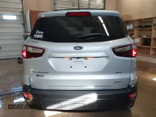 2018 Ford EcoSport SES with VIN MAJ6P1CL8JC224544, listed as a IAAI auction lot 41595620 with 57,866 mi miles and . Bid and sale history available at DreamBid. Image 17.