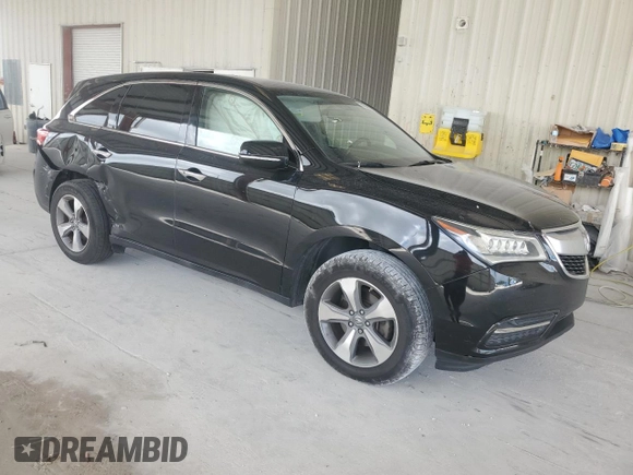 2014 Acura MDX with VIN 5FRYD3H28EB006263, listed as a Copart auction lot 51949765 with 118,777 mi miles and Salvage Title. Bid and sale history available at carsss.com. Image 4.