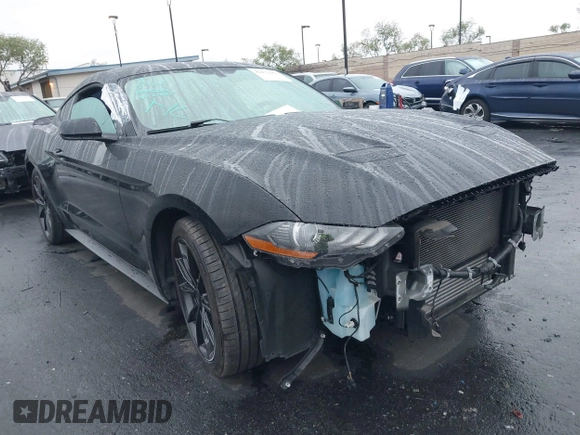 2019 Ford Mustang EcoBoost z VIN 1FA6P8TH2K5143582, wystawiony jako IAAI lot #42172259 z przebiegiem 53 614 mil mil oraz . Historia ofert i sprzedaży dostępna na DreamBid. Obrazek 1.