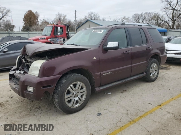 2007 Mercury Mountaineer Premier with VIN 4M2EU48877UJ14814, listed as a Copart auction lot 83023884 with 214,720 mi miles and Salvage Title. Bid and sale history available at carsss.com. Image 1.