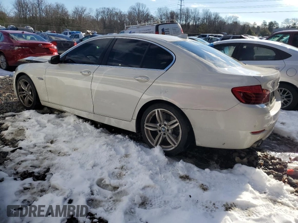 2014 BMW 5 Series 535d with VIN WBAXA5C5XED690305, listed as a Copart auction lot 87819095 with 115,673 mi miles and Salvage Title. Bid and sale history available at carsss.com. Image 2.
